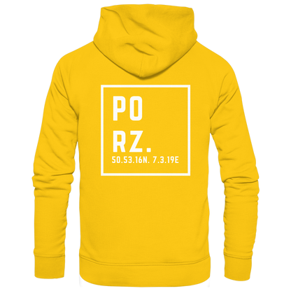 Porz Koordinaten (großer Druck Rücken) - Kids Premium Hoodie