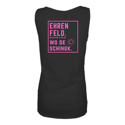 Wo de Sonn schingk - Ehrenfeld Druck Rücken  - Ladies Tank-Top