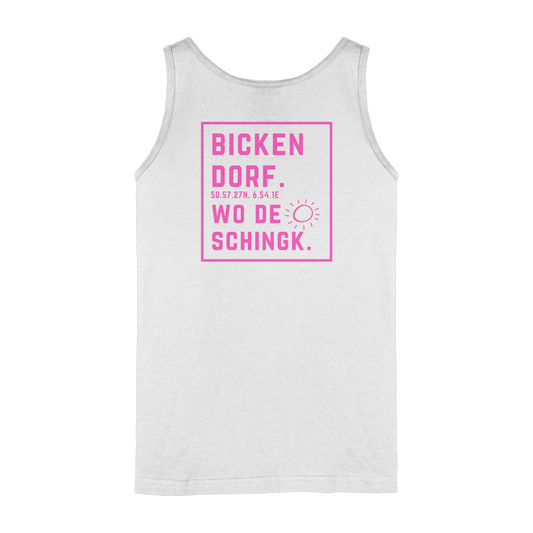 Wo de Sonn schingk - Bickendorf Druck Rücken - Ladies Tank-Top