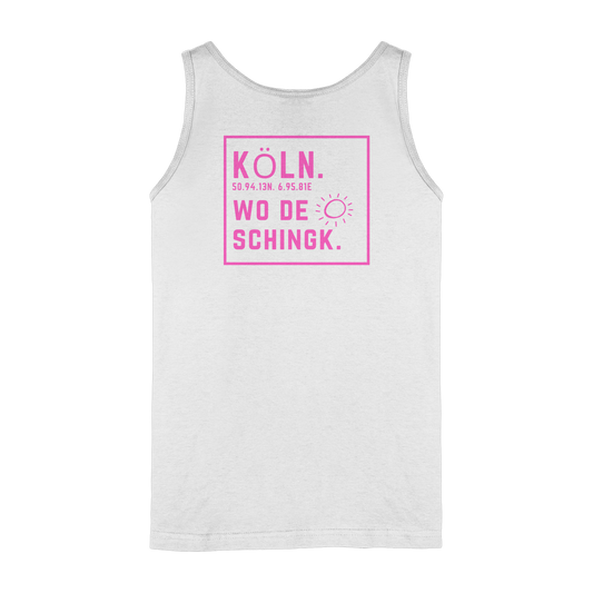 Wo de Sonn schingk - Köln Druck Rücken - Ladies Tank-Top