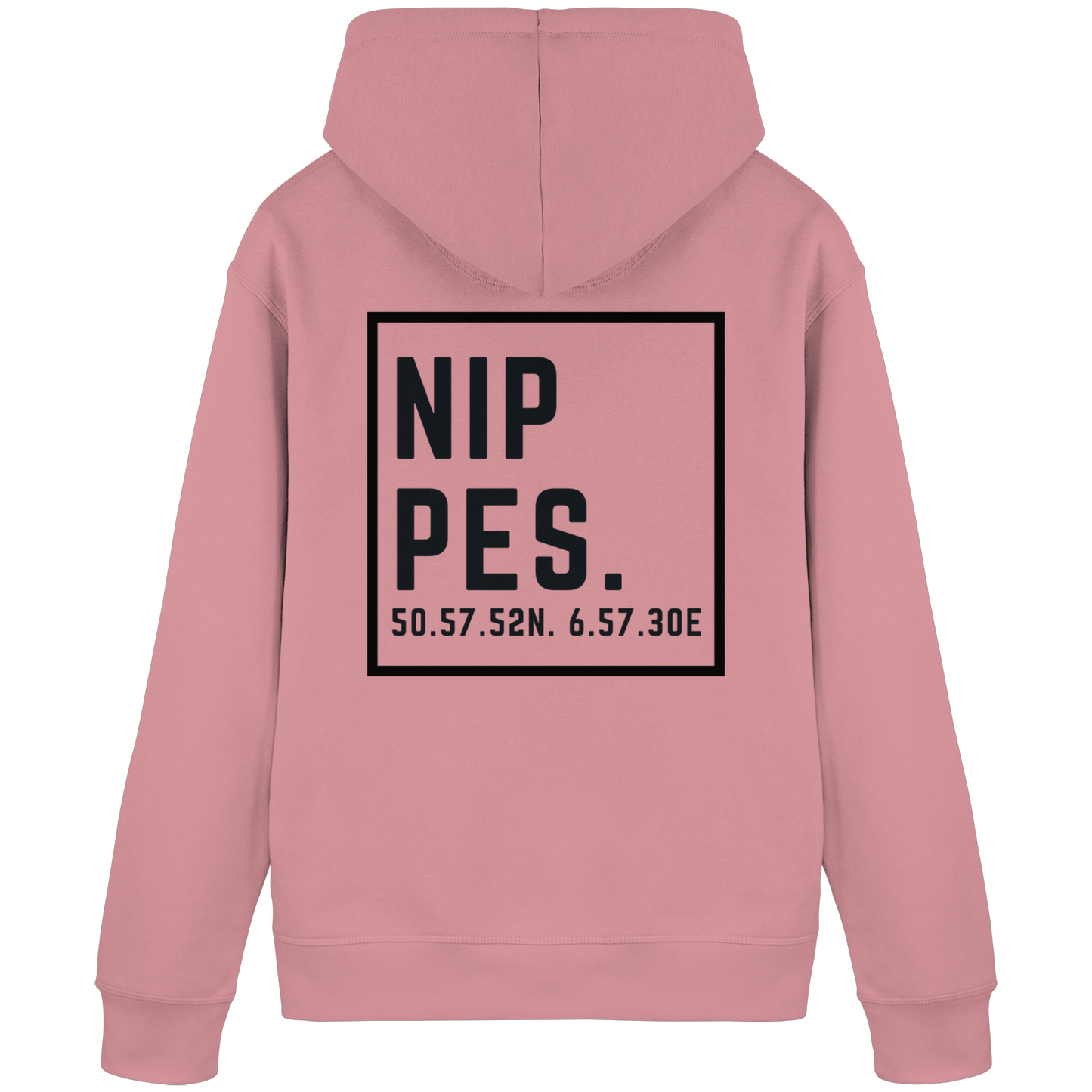Nippes Koordinaten (großer Druck auf dem Rücken) - Organic Basic Hoodie