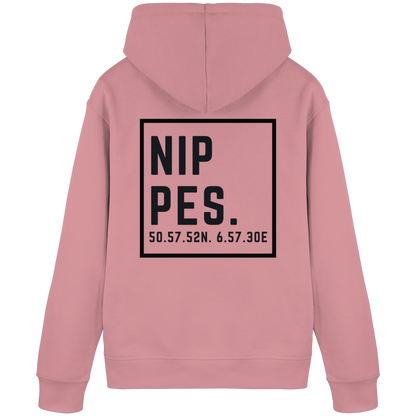 Nippes Koordinaten (großer Druck auf dem Rücken) - Organic Basic Hoodie