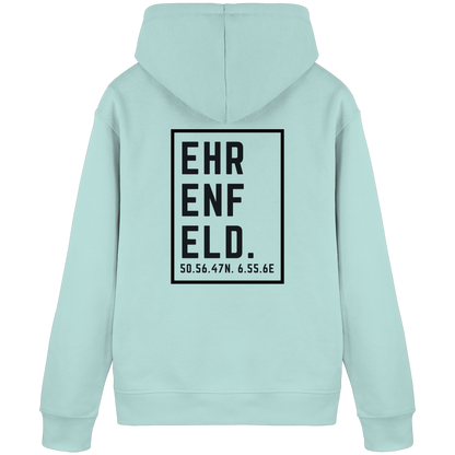 Ehrenfeld Koordinaten (großer Druck auf dem Rücken) - Organic Basic Hoodie