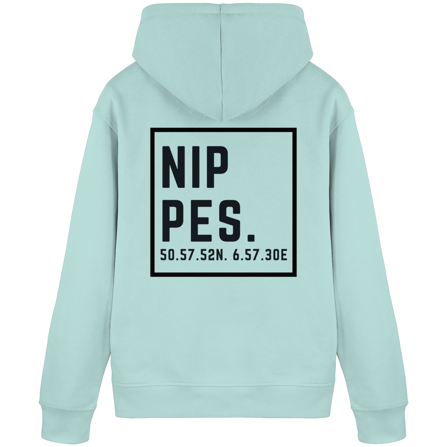 Nippes Koordinaten (großer Druck auf dem Rücken) - Organic Basic Hoodie