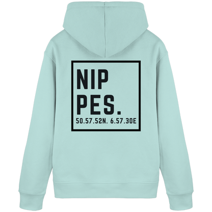 Nippes Koordinaten (großer Druck auf dem Rücken) - Organic Basic Hoodie