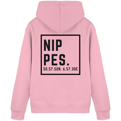 Nippes Koordinaten (großer Druck auf dem Rücken) - Organic Basic Hoodie
