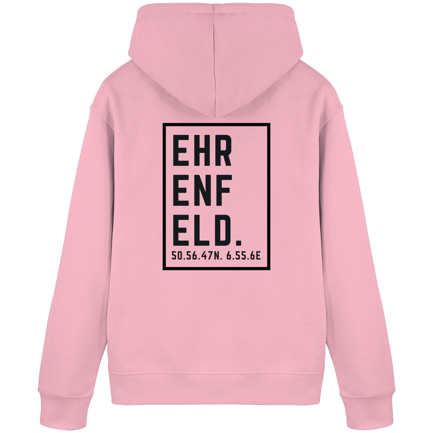 Ehrenfeld Koordinaten (großer Druck auf dem Rücken) - Organic Basic Hoodie