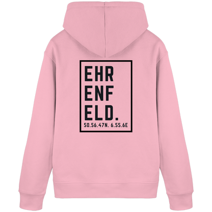 Ehrenfeld Koordinaten (großer Druck auf dem Rücken) - Organic Basic Hoodie