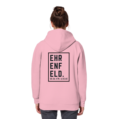 Ehrenfeld Koordinaten (großer Druck auf dem Rücken) - Organic Basic Hoodie