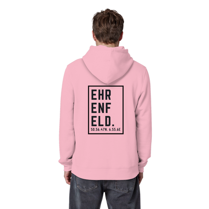 Ehrenfeld Koordinaten (großer Druck auf dem Rücken) - Organic Basic Hoodie