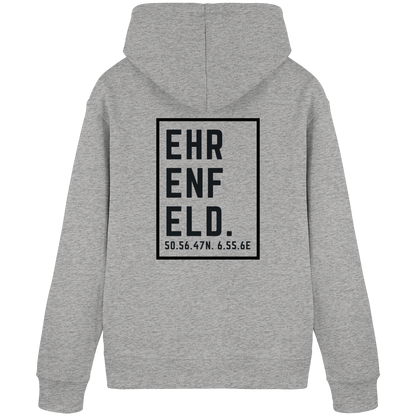 Ehrenfeld Koordinaten (großer Druck auf dem Rücken) - Organic Basic Hoodie