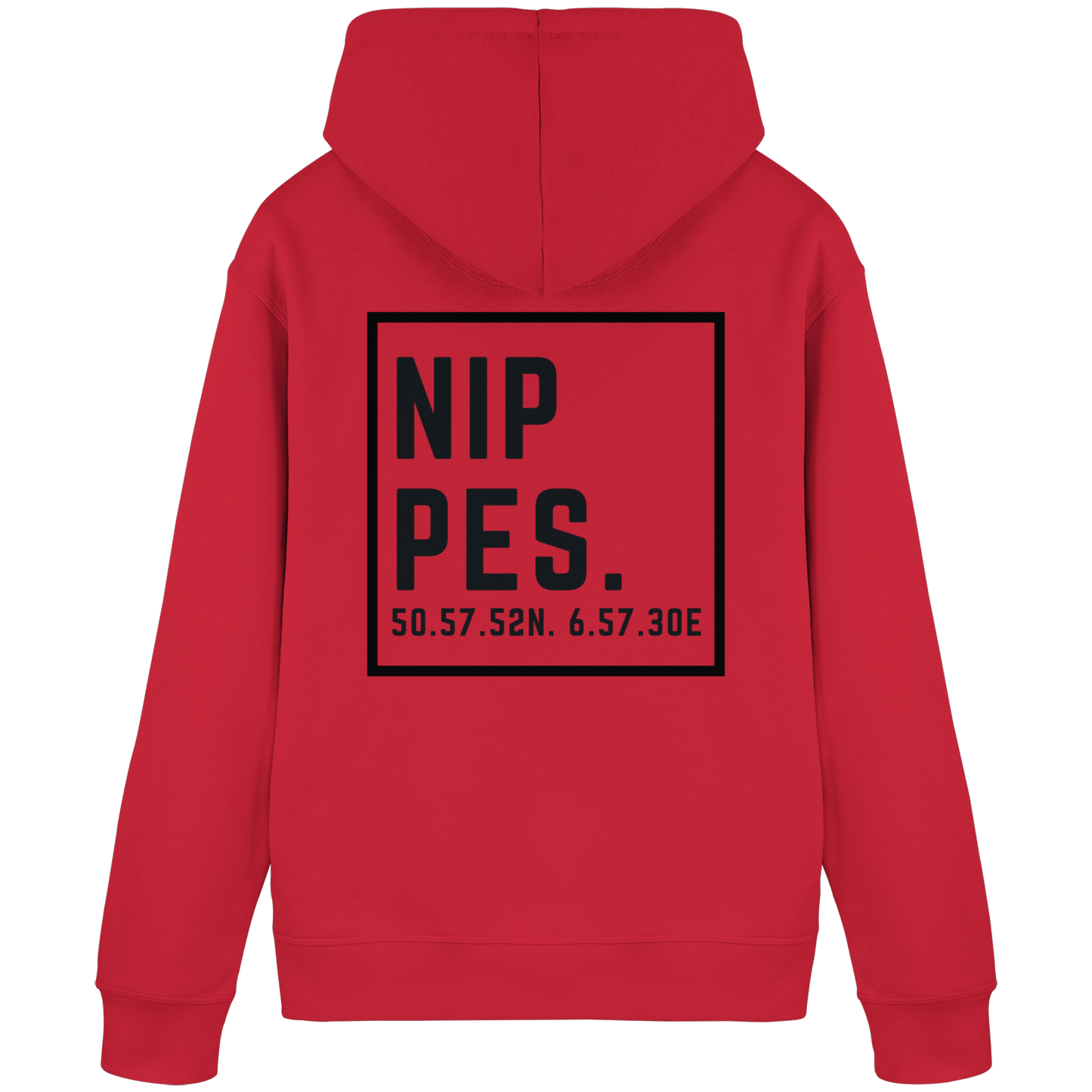 Nippes Koordinaten (großer Druck auf dem Rücken) - Organic Basic Hoodie