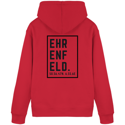 Ehrenfeld Koordinaten (großer Druck auf dem Rücken) - Organic Basic Hoodie