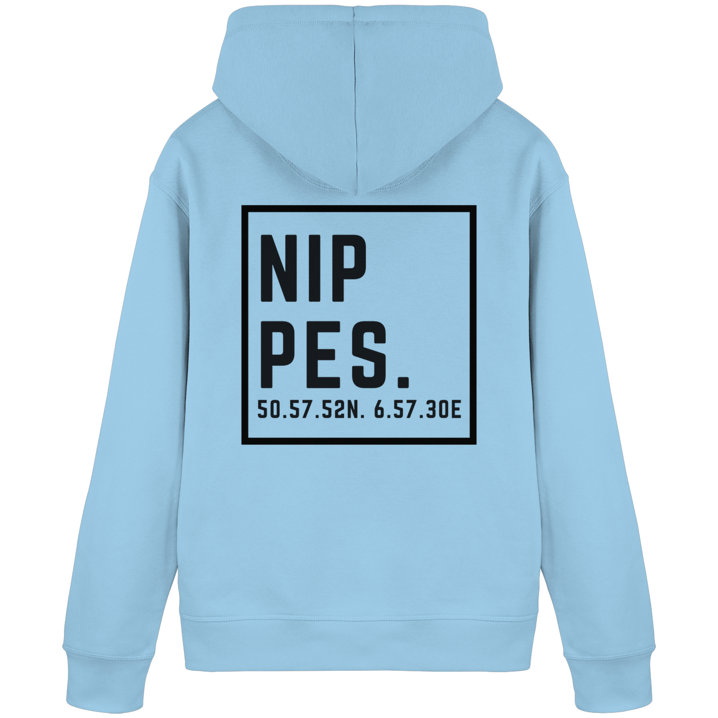 Nippes Koordinaten (großer Druck auf dem Rücken) - Organic Basic Hoodie