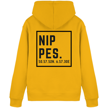 Nippes Koordinaten (großer Druck auf dem Rücken) - Organic Basic Hoodie