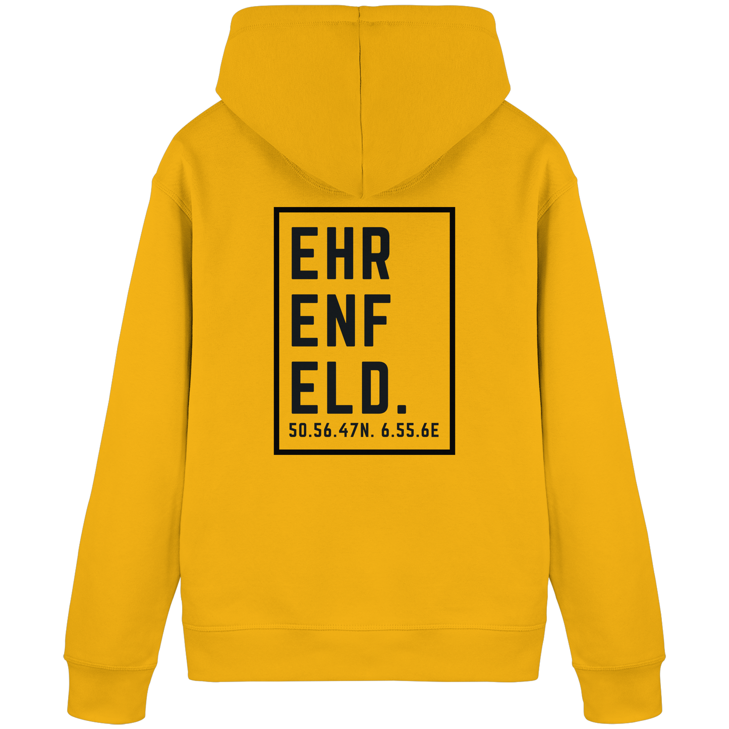 Ehrenfeld Koordinaten (großer Druck auf dem Rücken) - Organic Basic Hoodie