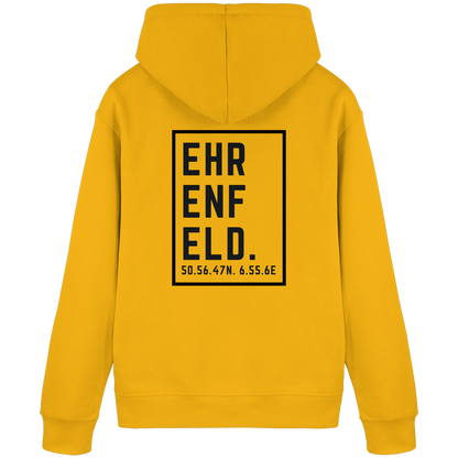 Ehrenfeld Koordinaten (großer Druck auf dem Rücken) - Organic Basic Hoodie