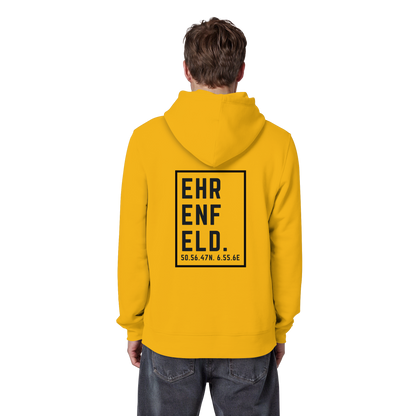 Ehrenfeld Koordinaten (großer Druck auf dem Rücken) - Organic Basic Hoodie