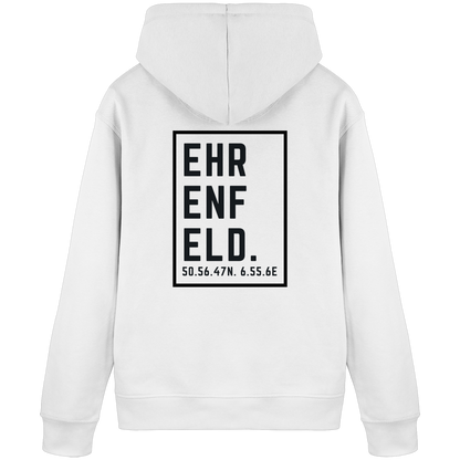 Ehrenfeld Koordinaten (großer Druck auf dem Rücken) - Organic Basic Hoodie