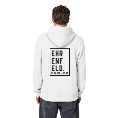 Ehrenfeld Koordinaten (großer Druck auf dem Rücken) - Organic Basic Hoodie