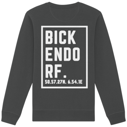 Bickendorf Koordinaten (großer Druck auf dem Rücken) - Organic Basic Unisex Sweatshirt