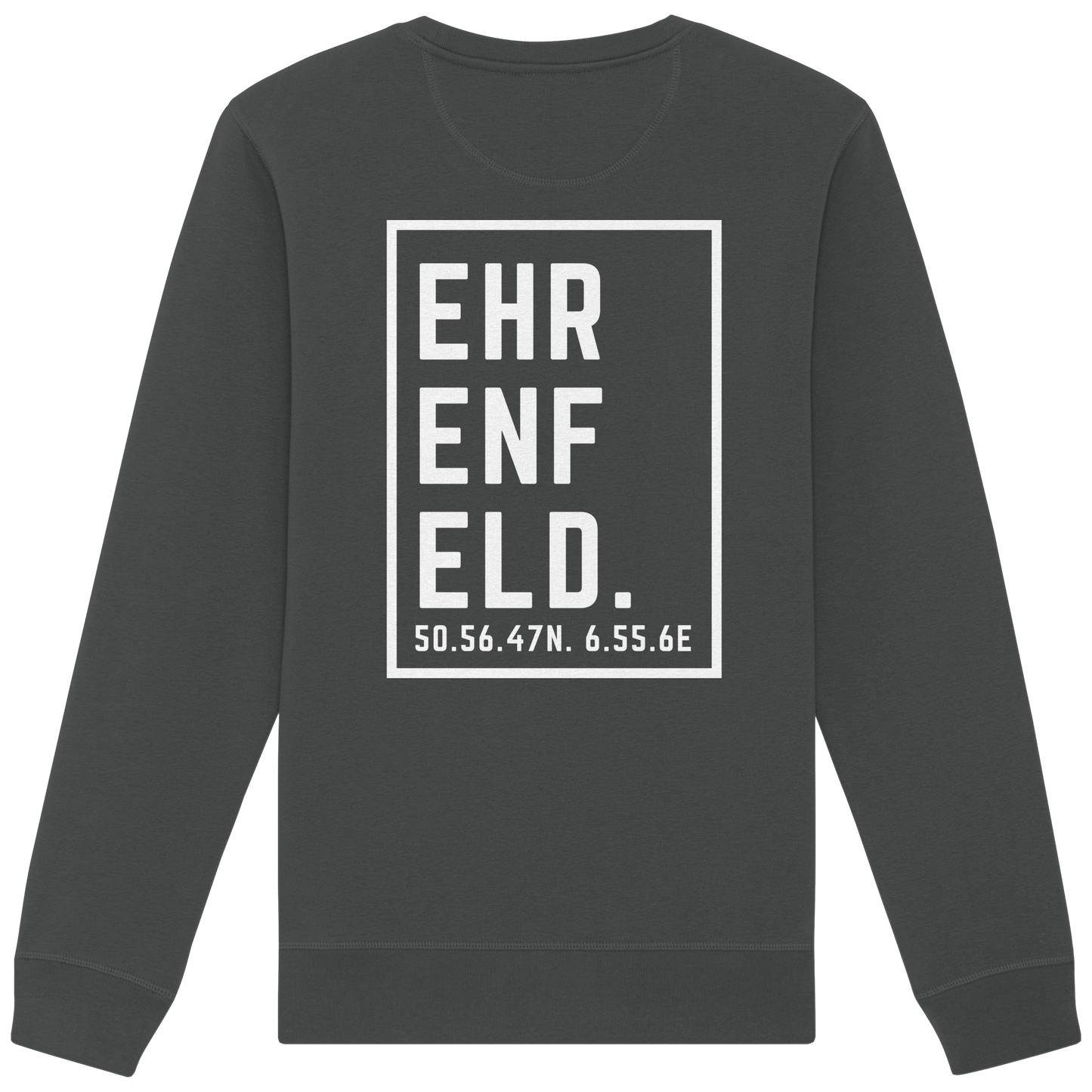 Ehrenfeld Koordinaten (großer Druck auf dem Rücken) - Organic Basic Unisex Sweatshirt