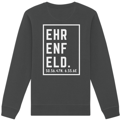 Ehrenfeld Koordinaten (großer Druck auf dem Rücken) - Organic Basic Unisex Sweatshirt