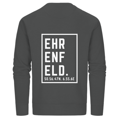 Ehrenfeld Koordinaten (großer Druck auf dem Rücken) - Organic Basic Unisex Sweatshirt