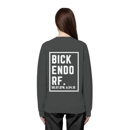 Bickendorf Koordinaten (großer Druck auf dem Rücken) - Organic Basic Unisex Sweatshirt