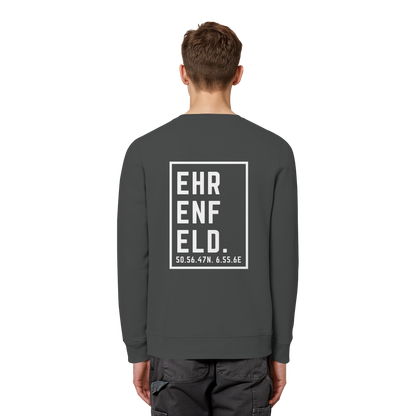 Ehrenfeld Koordinaten (großer Druck auf dem Rücken) - Organic Basic Unisex Sweatshirt