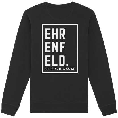 Ehrenfeld Koordinaten (großer Druck auf dem Rücken) - Organic Basic Unisex Sweatshirt