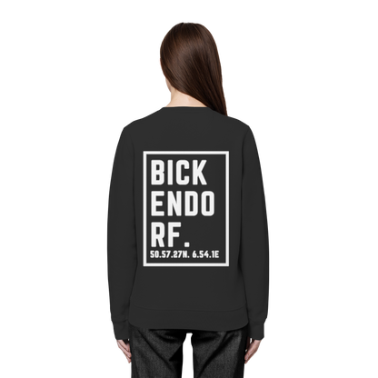 Bickendorf Koordinaten (großer Druck auf dem Rücken) - Organic Basic Unisex Sweatshirt