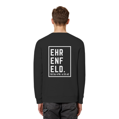 Ehrenfeld Koordinaten (großer Druck auf dem Rücken) - Organic Basic Unisex Sweatshirt