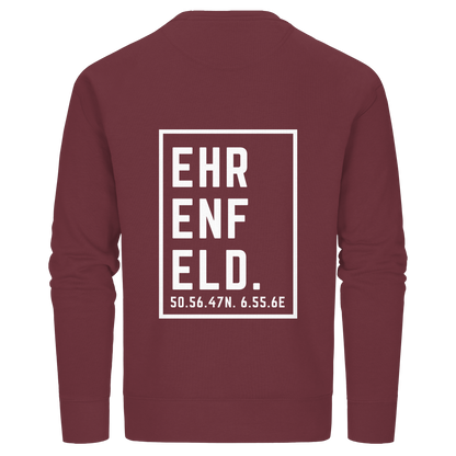 Ehrenfeld Koordinaten (großer Druck auf dem Rücken) - Organic Basic Unisex Sweatshirt