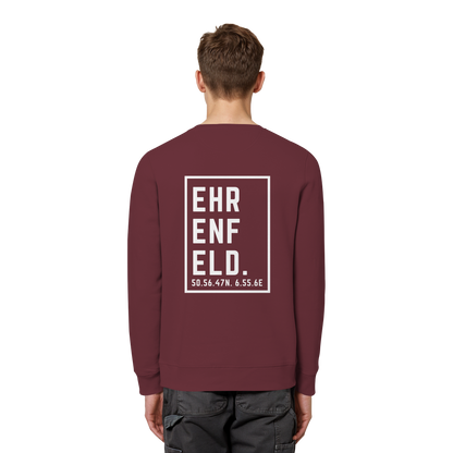 Ehrenfeld Koordinaten (großer Druck auf dem Rücken) - Organic Basic Unisex Sweatshirt