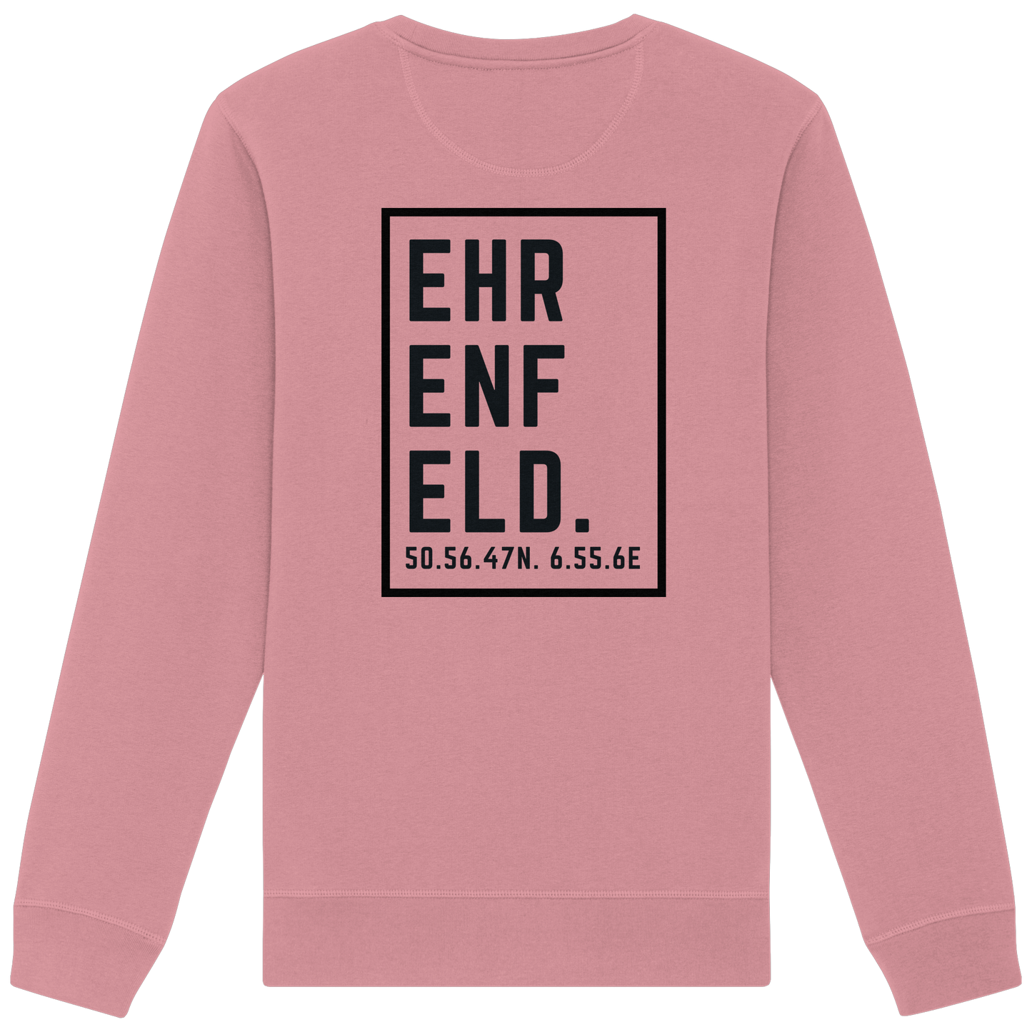 Ehrenfeld Koordinaten (großer Druck auf dem Rücken) - Organic Basic Unisex Sweatshirt