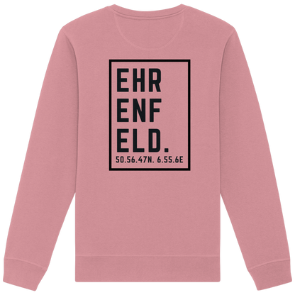 Ehrenfeld Koordinaten (großer Druck auf dem Rücken) - Organic Basic Unisex Sweatshirt