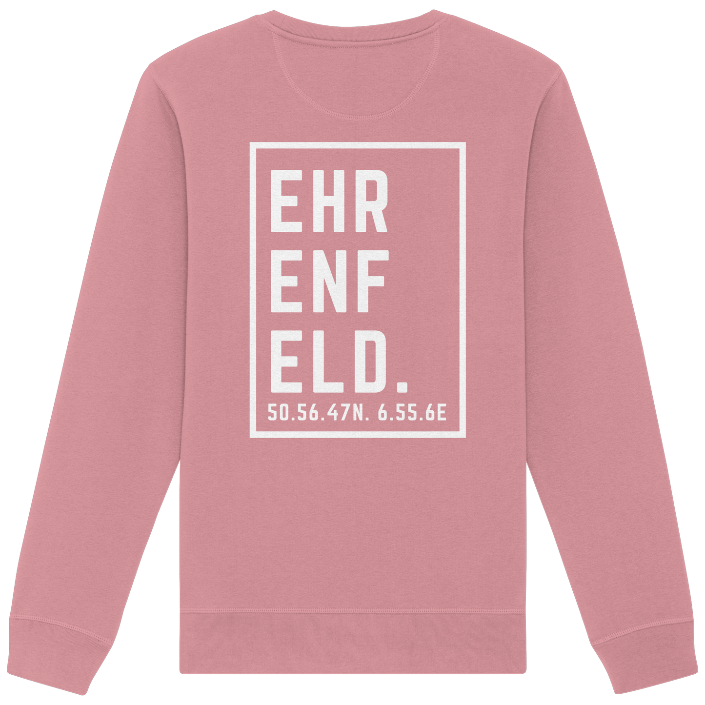 Ehrenfeld Koordinaten (großer Druck auf dem Rücken) - Organic Basic Unisex Sweatshirt