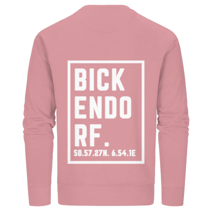 Bickendorf Koordinaten (großer Druck auf dem Rücken) - Organic Basic Unisex Sweatshirt