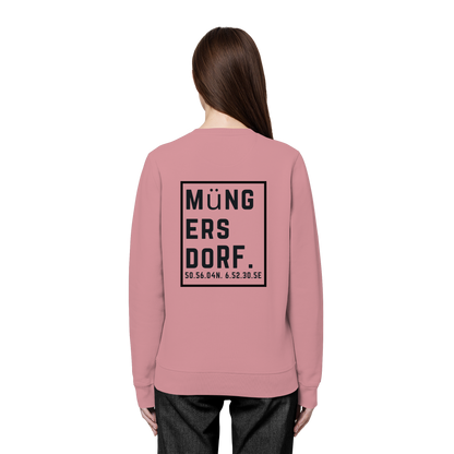 Müngersdorf Koordinaten (großer Druck auf dem Rücken) - Organic Basic Unisex Sweatshirt