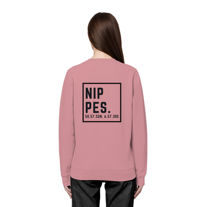 Nippes Koordinaten (großer Druck auf dem Rücken) - Organic Basic Unisex Sweatshirt