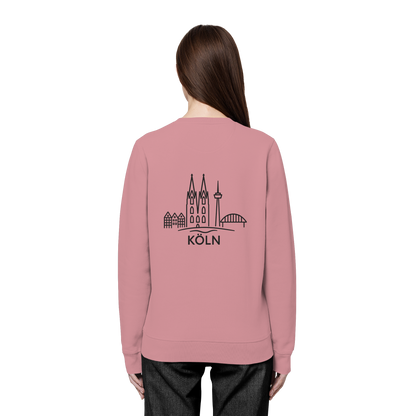 Köln Skyline (großer Druck auf dem Rücken) - Organic Basic Unisex Sweatshirt