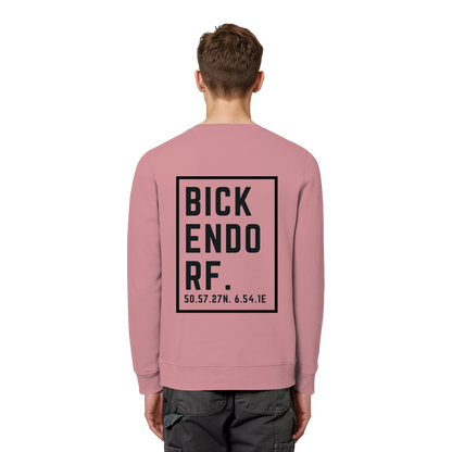 Bickendorf Koordinaten (großer Druck auf dem Rücken) - Organic Basic Unisex Sweatshirt