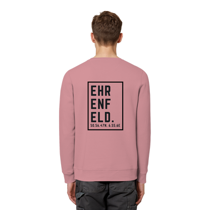 Ehrenfeld Koordinaten (großer Druck auf dem Rücken) - Organic Basic Unisex Sweatshirt