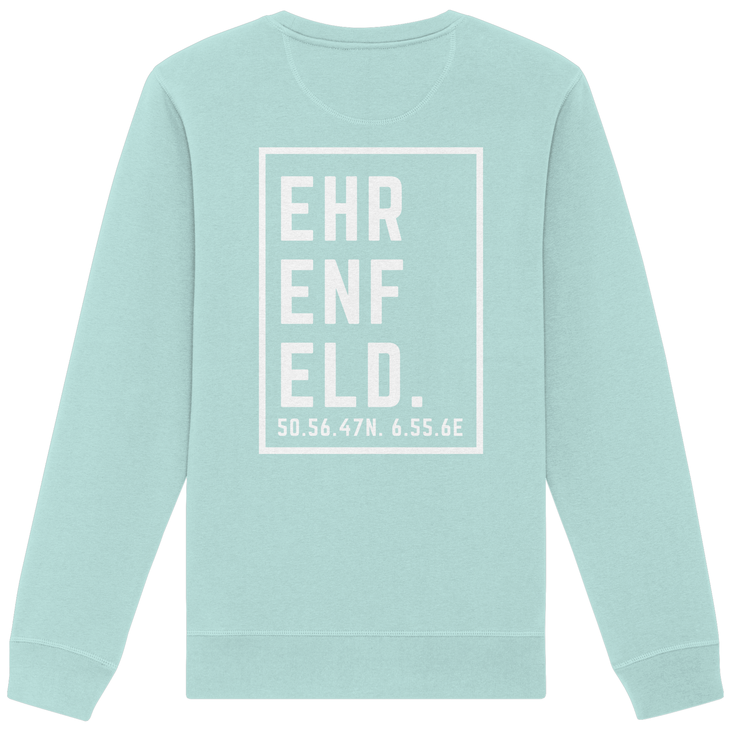 Ehrenfeld Koordinaten (großer Druck auf dem Rücken) - Organic Basic Unisex Sweatshirt