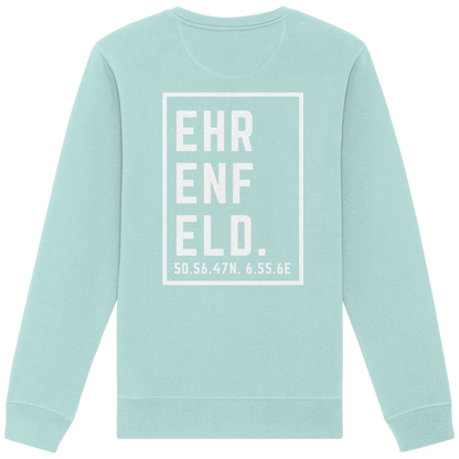 Ehrenfeld Koordinaten (großer Druck auf dem Rücken) - Organic Basic Unisex Sweatshirt