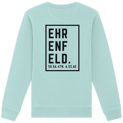 Ehrenfeld Koordinaten (großer Druck auf dem Rücken) - Organic Basic Unisex Sweatshirt