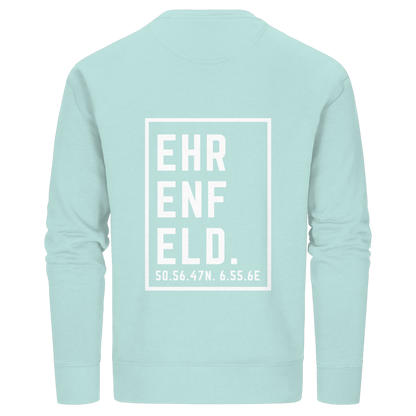 Ehrenfeld Koordinaten (großer Druck auf dem Rücken) - Organic Basic Unisex Sweatshirt