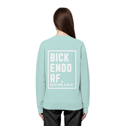 Bickendorf Koordinaten (großer Druck auf dem Rücken) - Organic Basic Unisex Sweatshirt