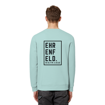 Ehrenfeld Koordinaten (großer Druck auf dem Rücken) - Organic Basic Unisex Sweatshirt
